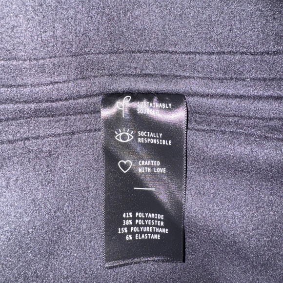 Cordova Vail Striped Stretch Stirrup Ski Suit Black Size S NWOT - Picture 7 of 7